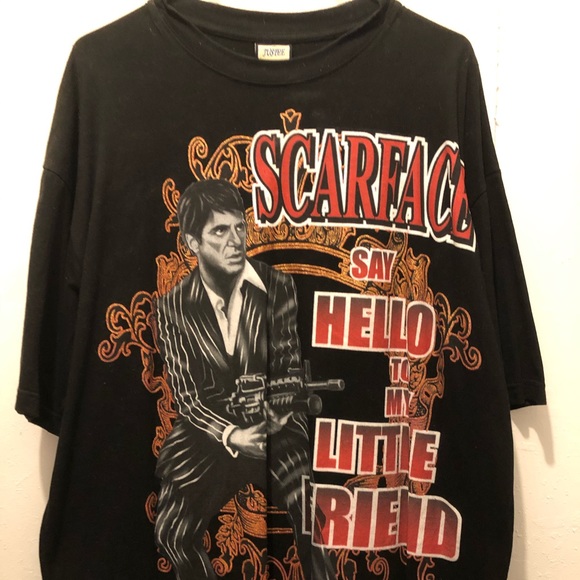 Justee Tops - 2xl Scarface Shirt